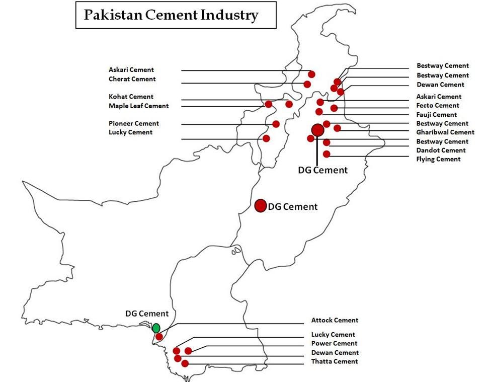Power Cement Factory Location Map An Overview Of Global And Pakistan Cement Industry | By Atif Hussain | Medium