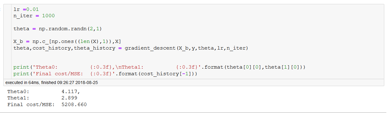Gradient Descent in Python. When you venture into machine learning