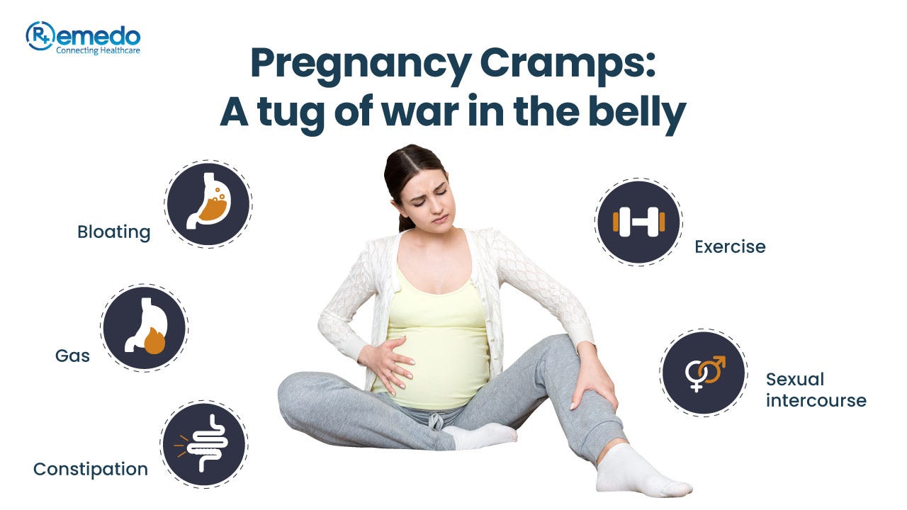 Pregnancy Cramps A tug of war in the belly by Remedo Editorial Team