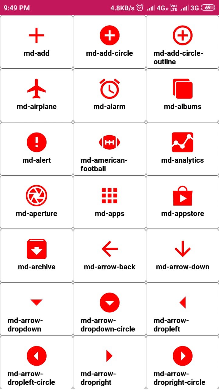 React Native Icons For iOS and Android (RN version 0.60