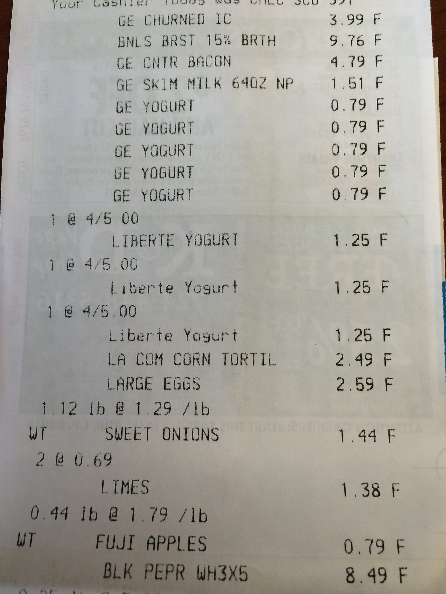 Show Us Your Grocery Receipts, Part Eight Giant Eagle Market District