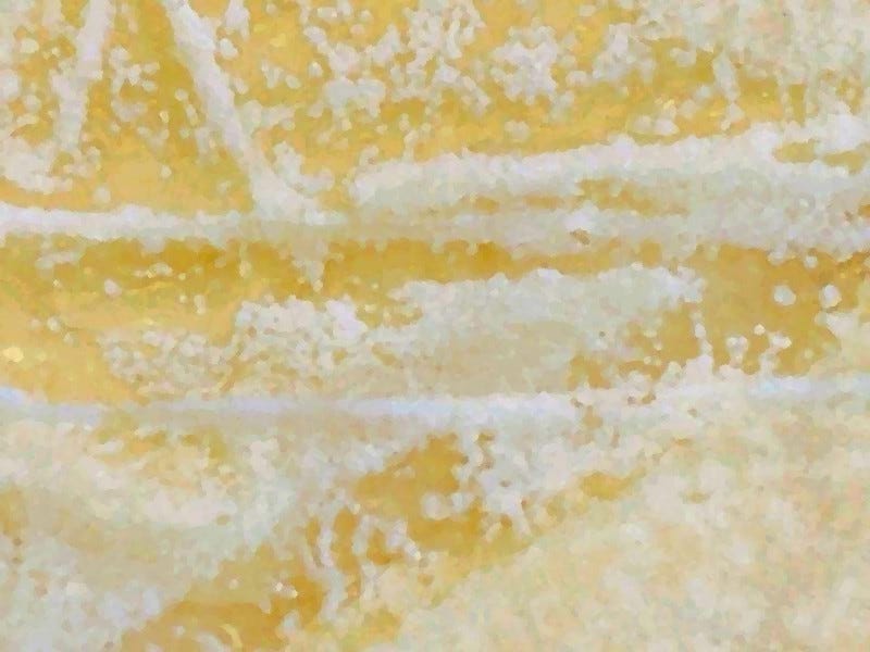 Cheese Crystals. White spots are good are you throwing… by Abbey