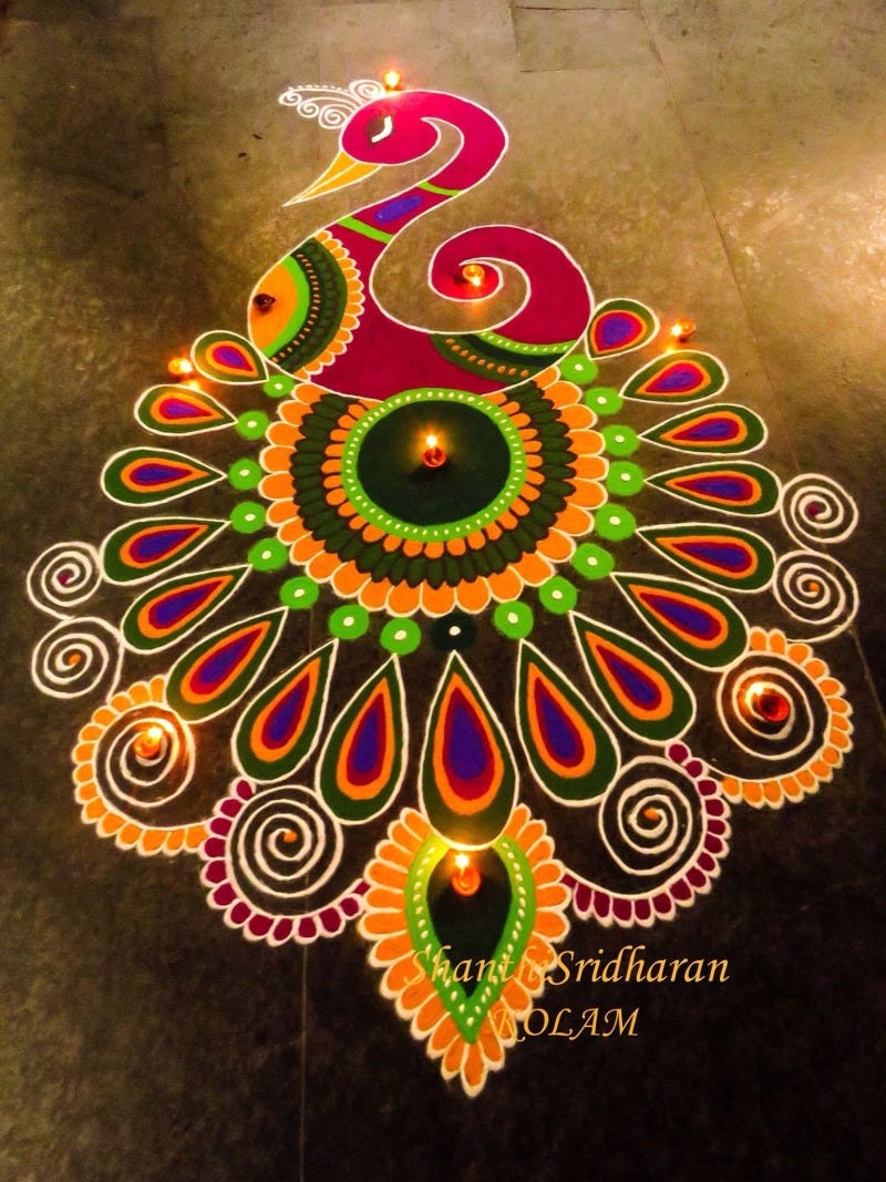 20 Best Colourful Rangoli Design Ideas by Bondita Deka Medium