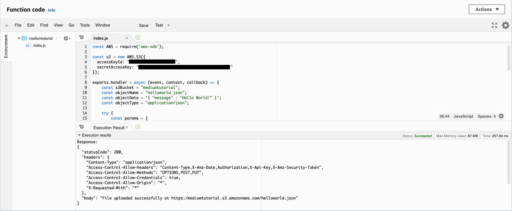 Upload to AWS S3 Using a Node.js Script or AWS Lambda by Michael