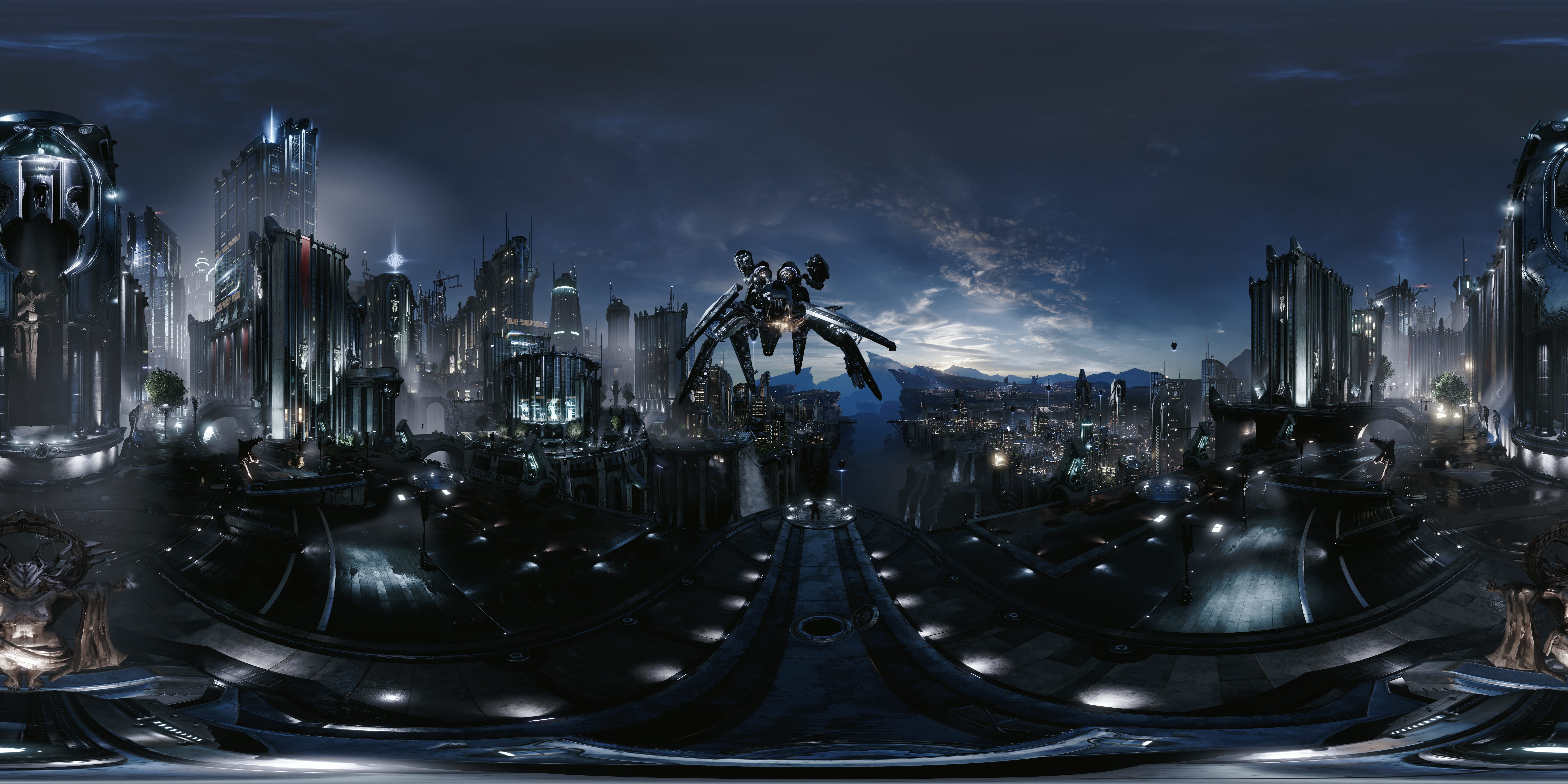 360 Capture in UE4 with NVIDIA Ansel Blue Penguin