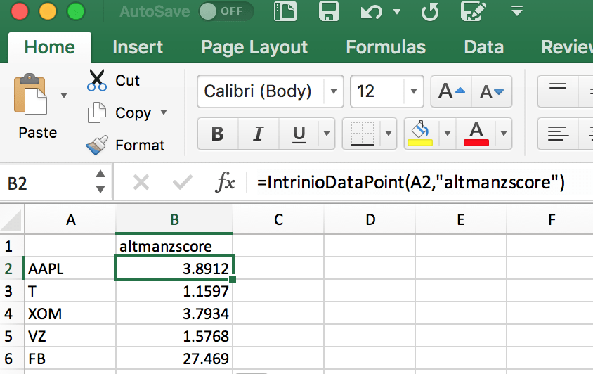 Calculate Altman Z Score Automatically in Excel in Under 5 Minutes with