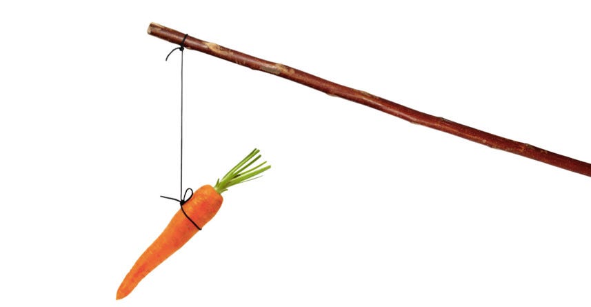The Carrot and The Stick “On Steroids” by Mark Graban Medium