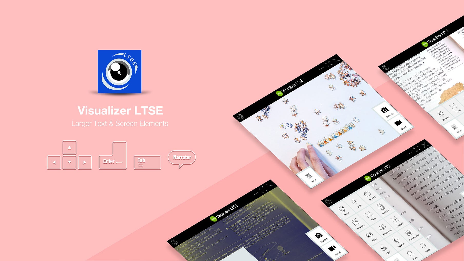 Introducing the all new accessibility software for our document cameras