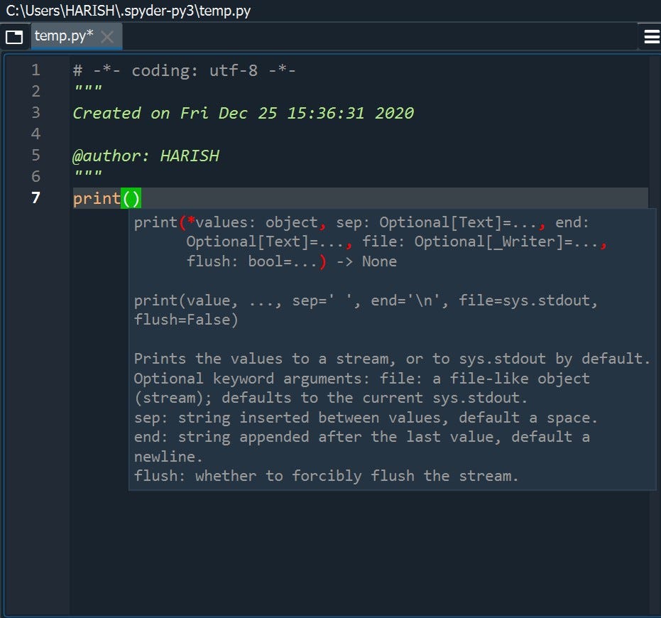 Spyder Python IDE for Absolute Beginners by Harish Maddukuri Tech