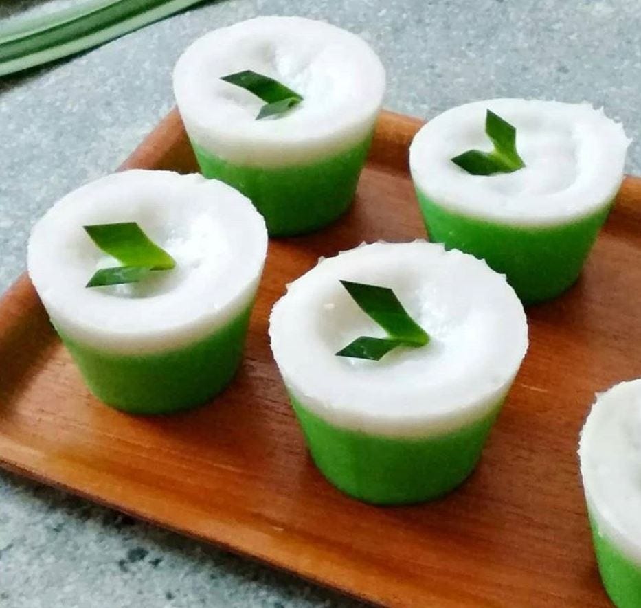 Talam Pisang Pandan Resepi Talam Pisang Resep kue