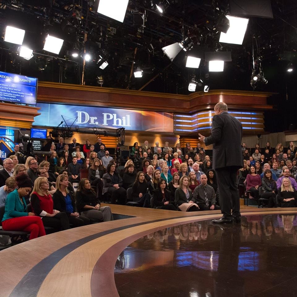 What I Learned as an Audience Member on Dr. Phil by A.J. Deveaux Medium
