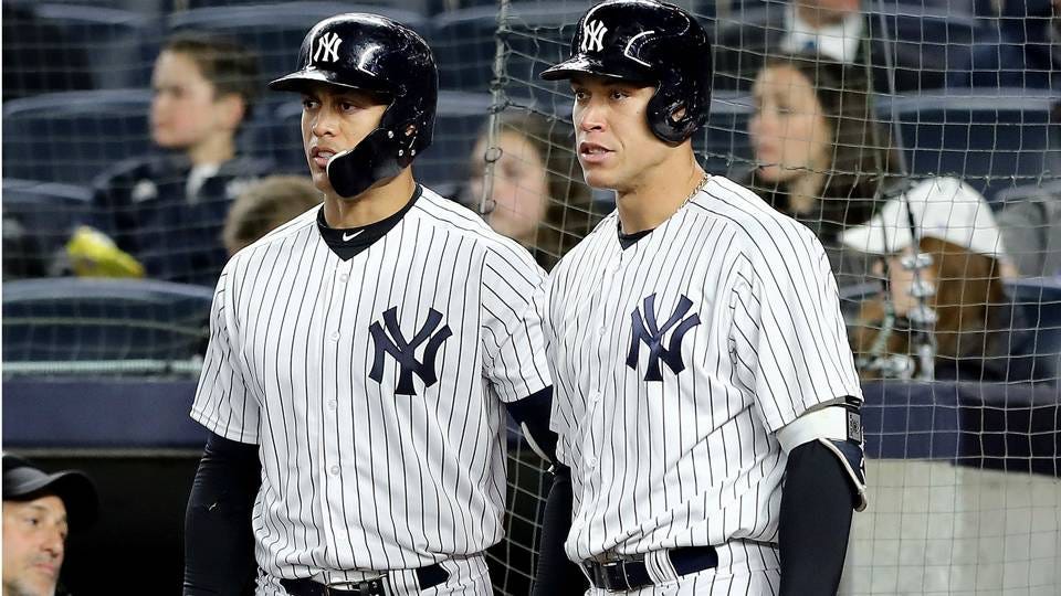 Yankees reveal 2020 Opening Day roster