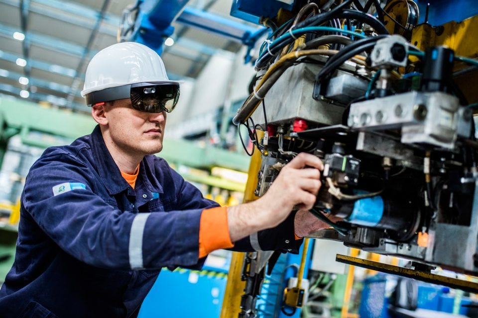 Mantenimiento Industrial usando tecnologías innovadoras Realidad