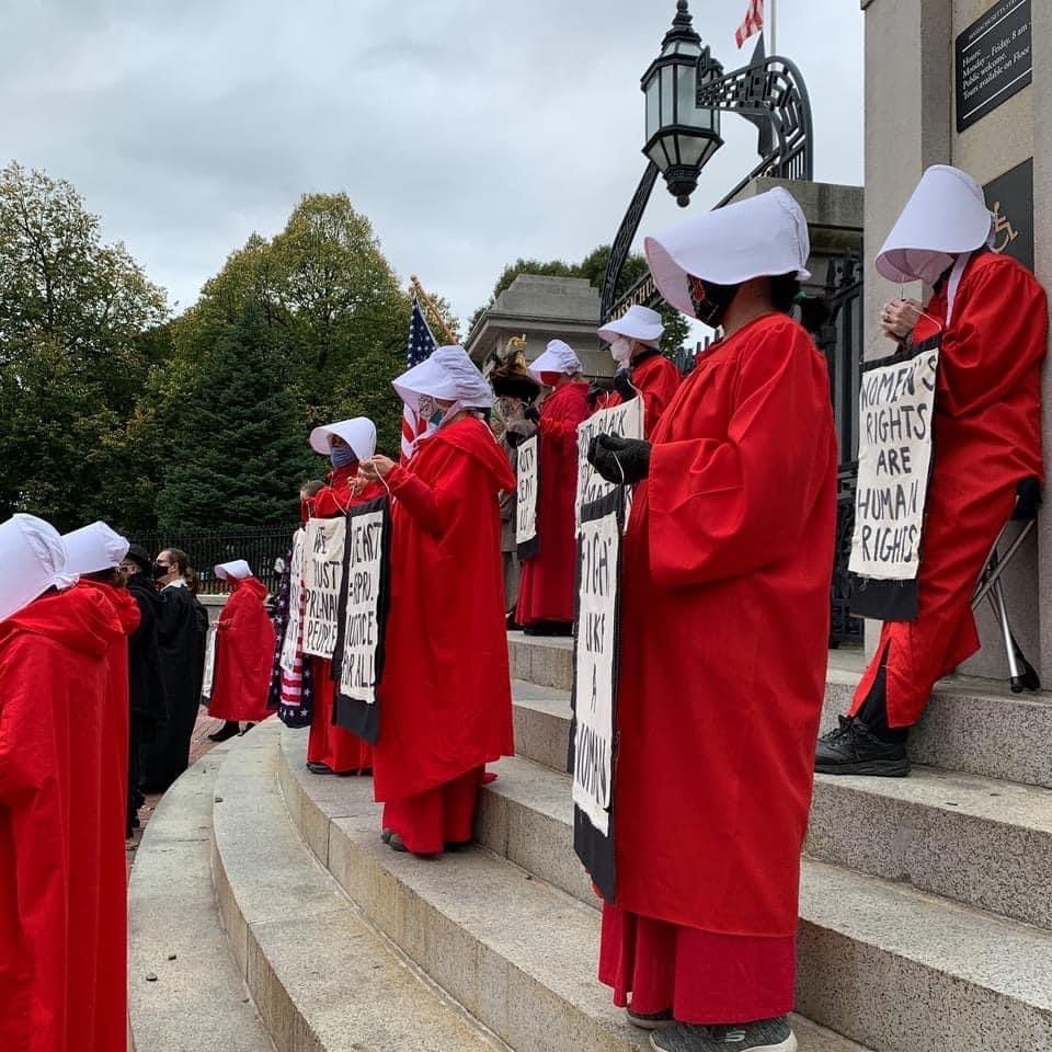 How to Organize a Red Cloak Protest by Vigil for Democracy Medium