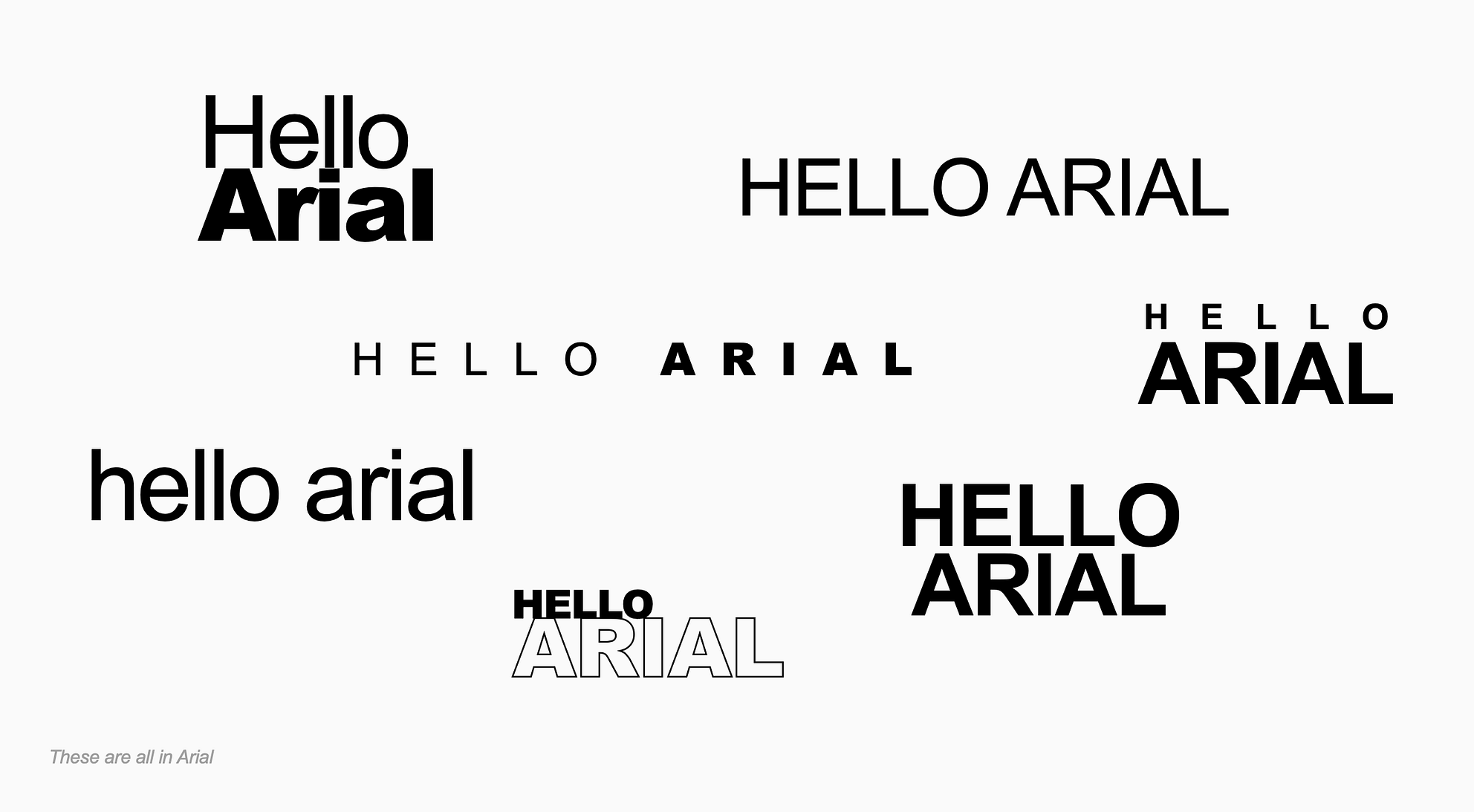 How to Make Ugly Arial Look Hella Good Bootcamp