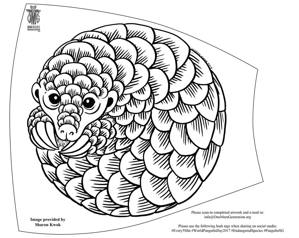 Pangolin Awareness Art Campaign. Pangolin Awareness Pangolin Awareness Art Campaign. Pangolin Awareness