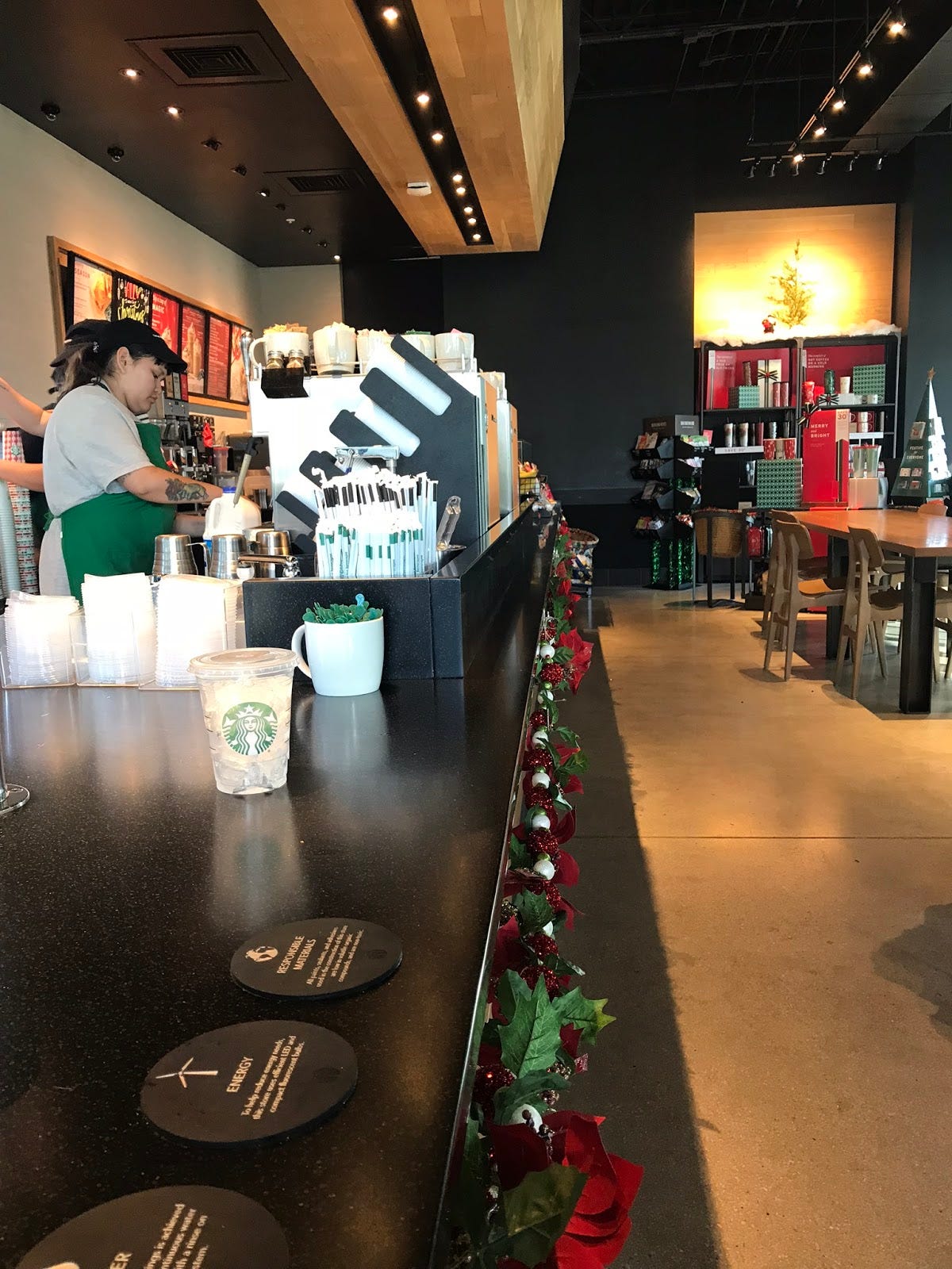 Empathy at the Starbucks PickUp Counter by Christina Medium