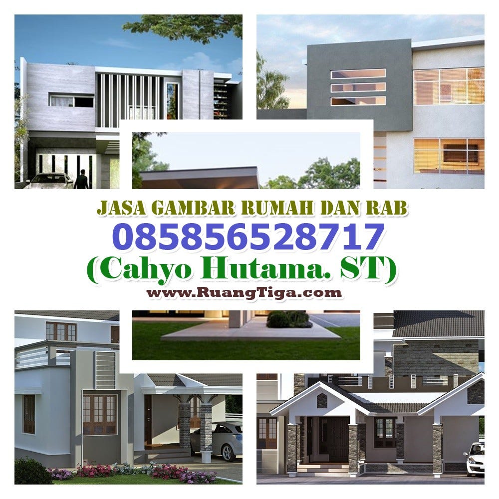 Desain Rumah Lengkap Dengan RAB - Infoshopii