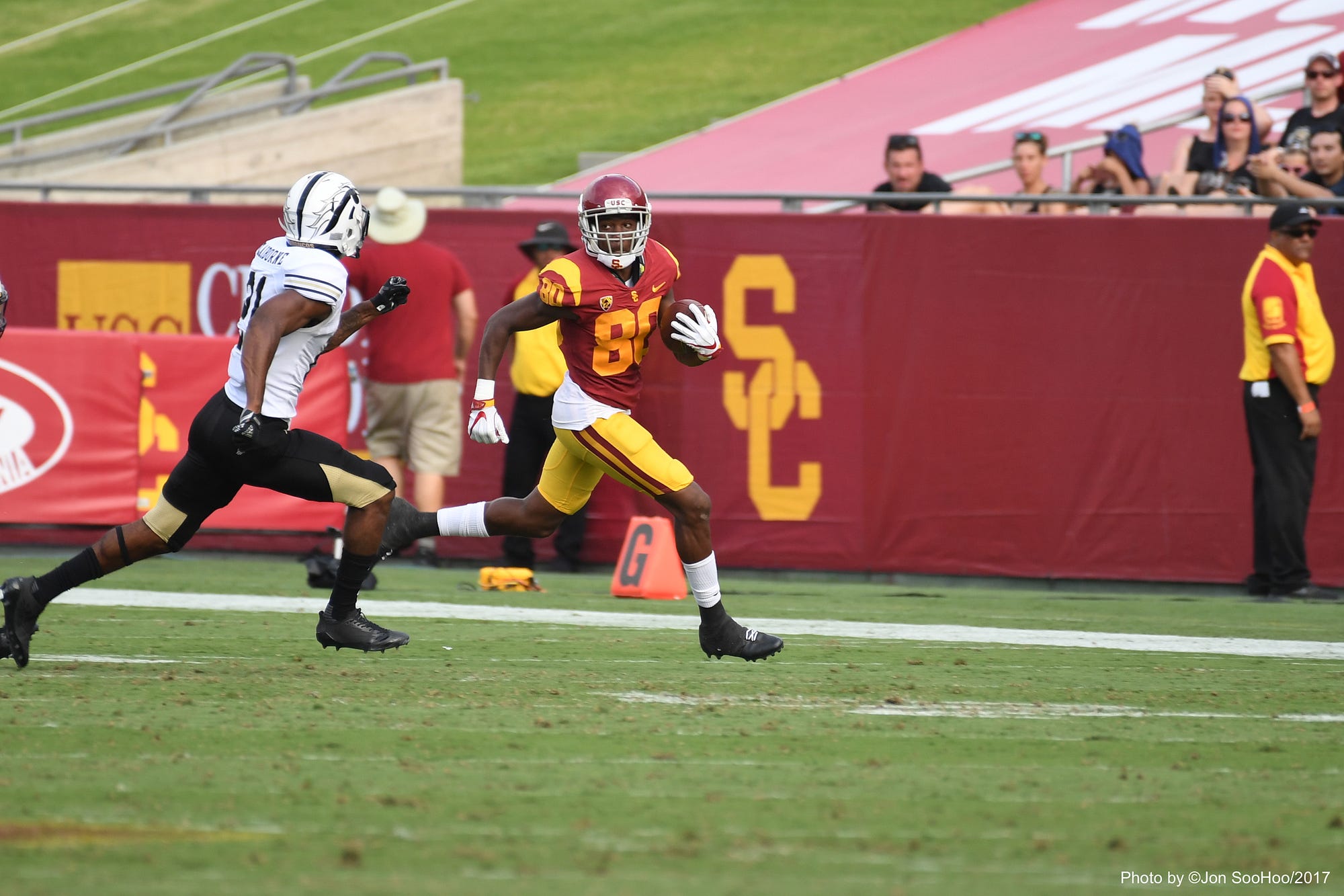 9/2/17USC49,Western Michigan31 at the Los Angeles Memorial Coliseum