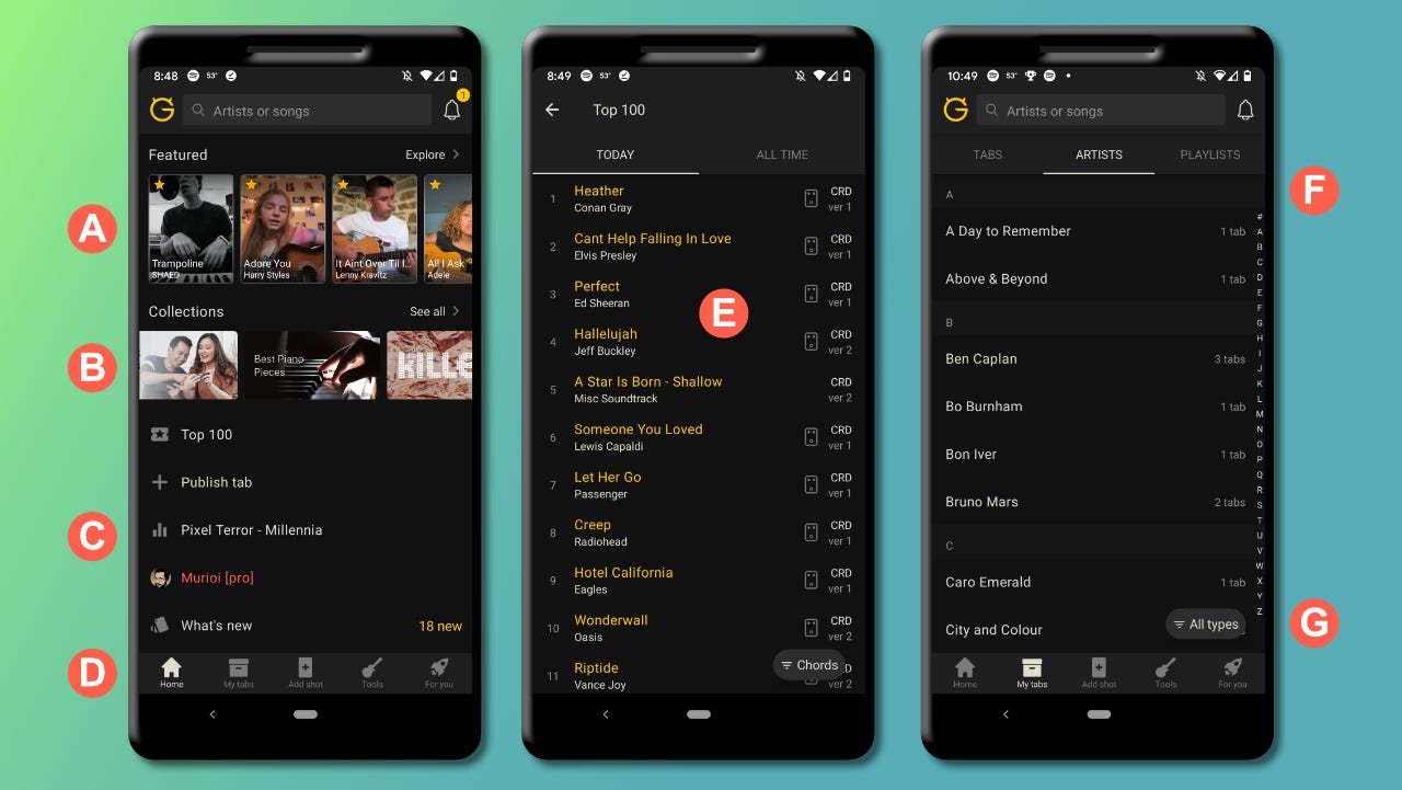 Redesigning the Ultimate Guitar App by Adam Bassett UX Collective