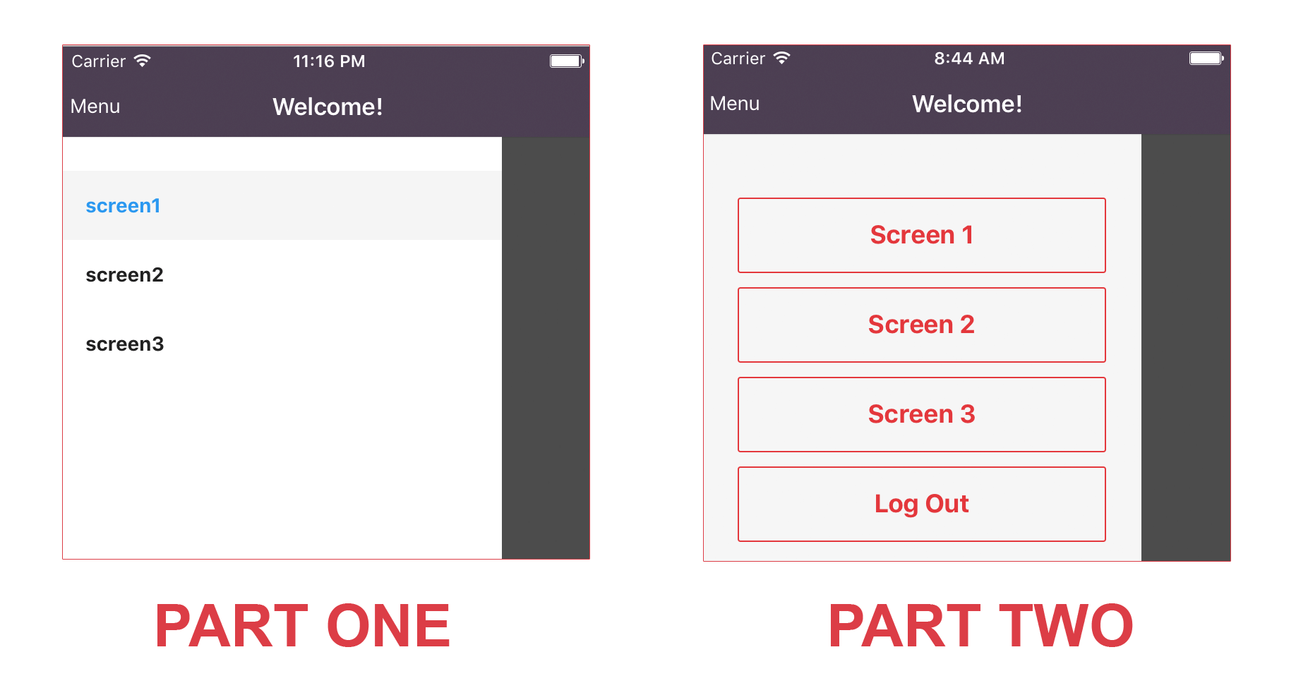 React Navigation Drawer Tutorial. How to add a drawer to your React