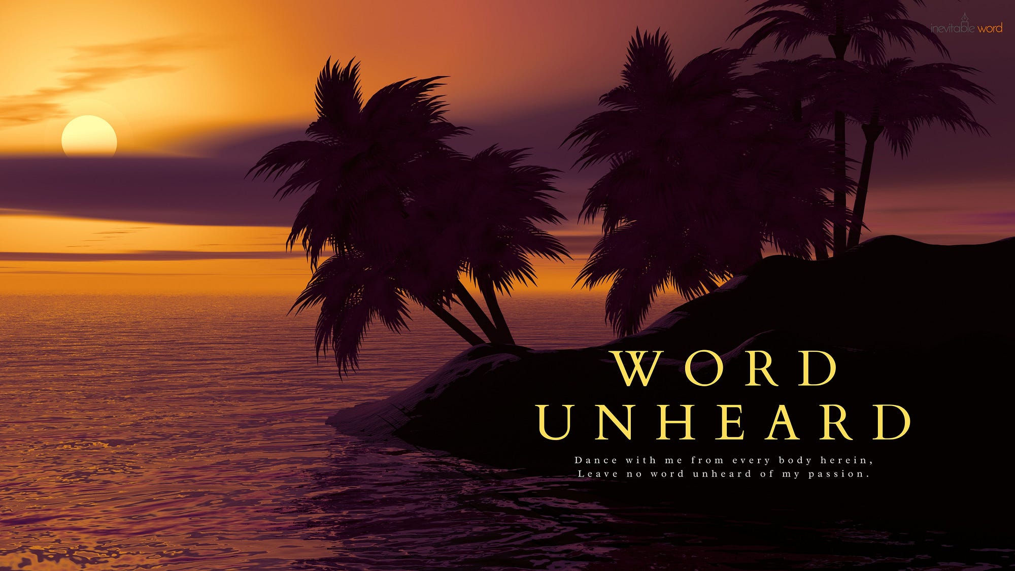 Word Unheard Inevitable Word Medium