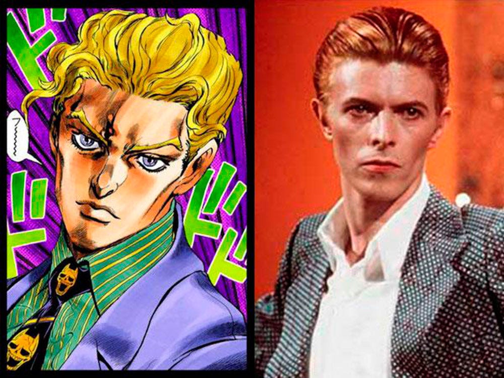 Short Dark Hair Green Hair Jojo Character