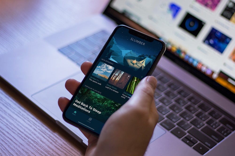 Case Study Slumber. Mobile App Design for Healthy Sleeping