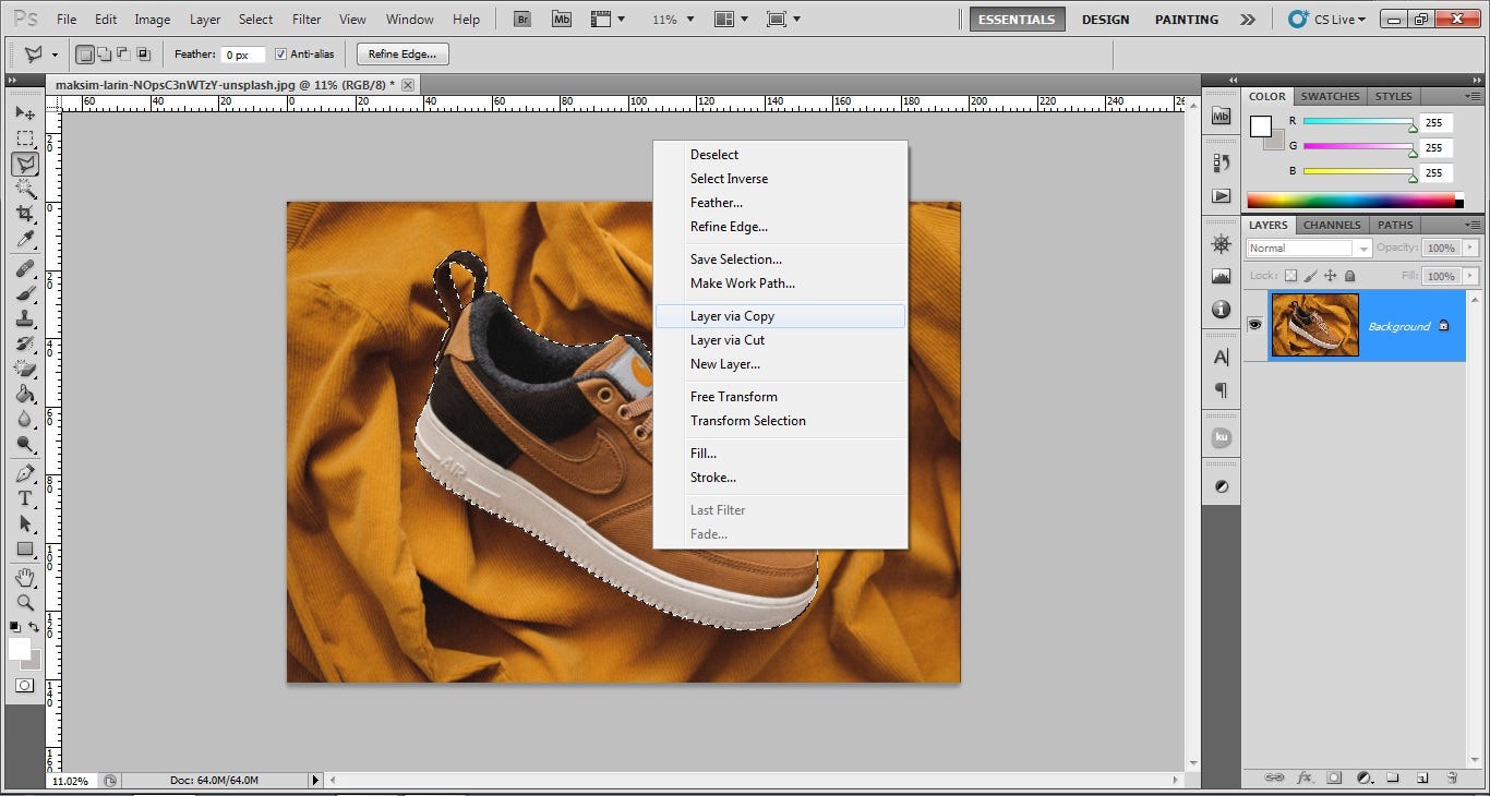 [Secret] of using pen tool for deep etching Unveiled! by