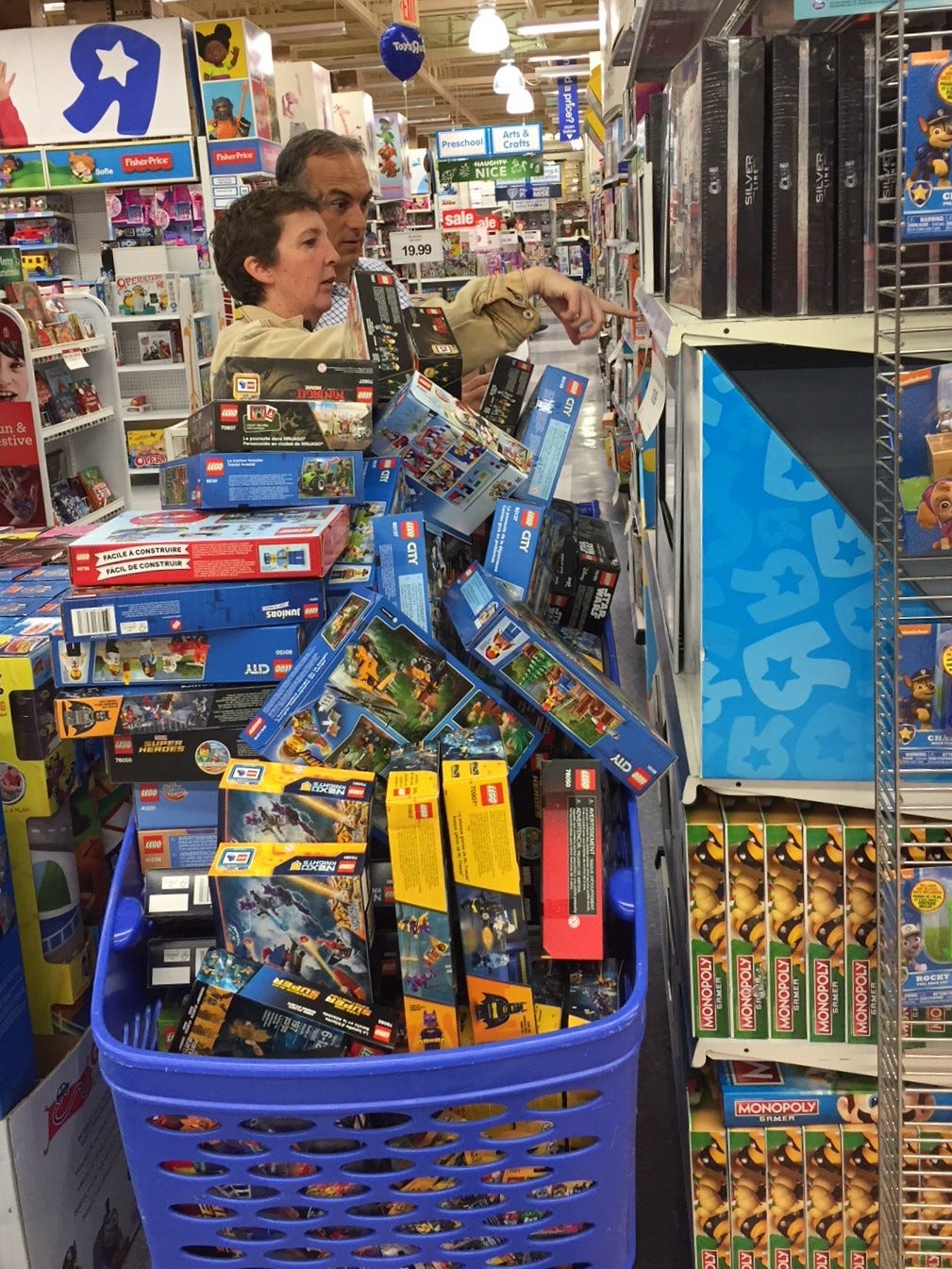 Rick’s Toys for Kids Goes Shopping by MarinersPR From the Corner of