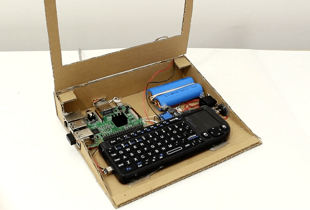 Build Your Own Cardboard Laptop on the Cheap Hackster Blog