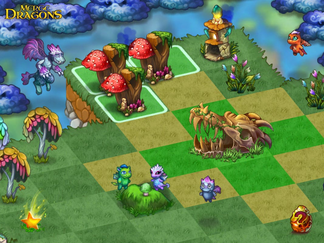 Merge Dragons Merge Chart Merge dragon eggs trees treasures stars magical flowers and even the