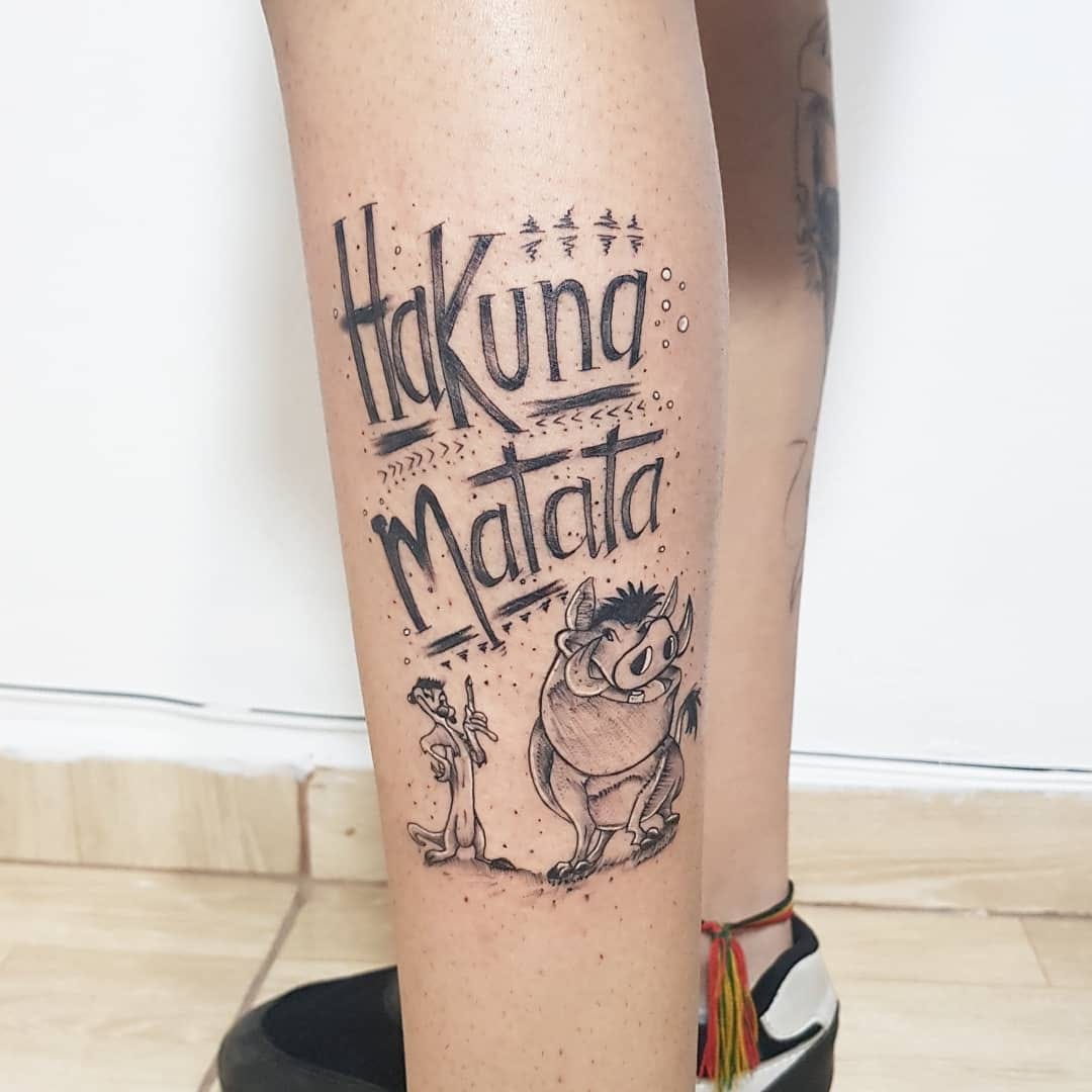 Tatuagem de leão +90 inspirações que representam o rei da selva 19 Tatuagens do filme Rei Leão para se apaixonar Tattoo2me Blog