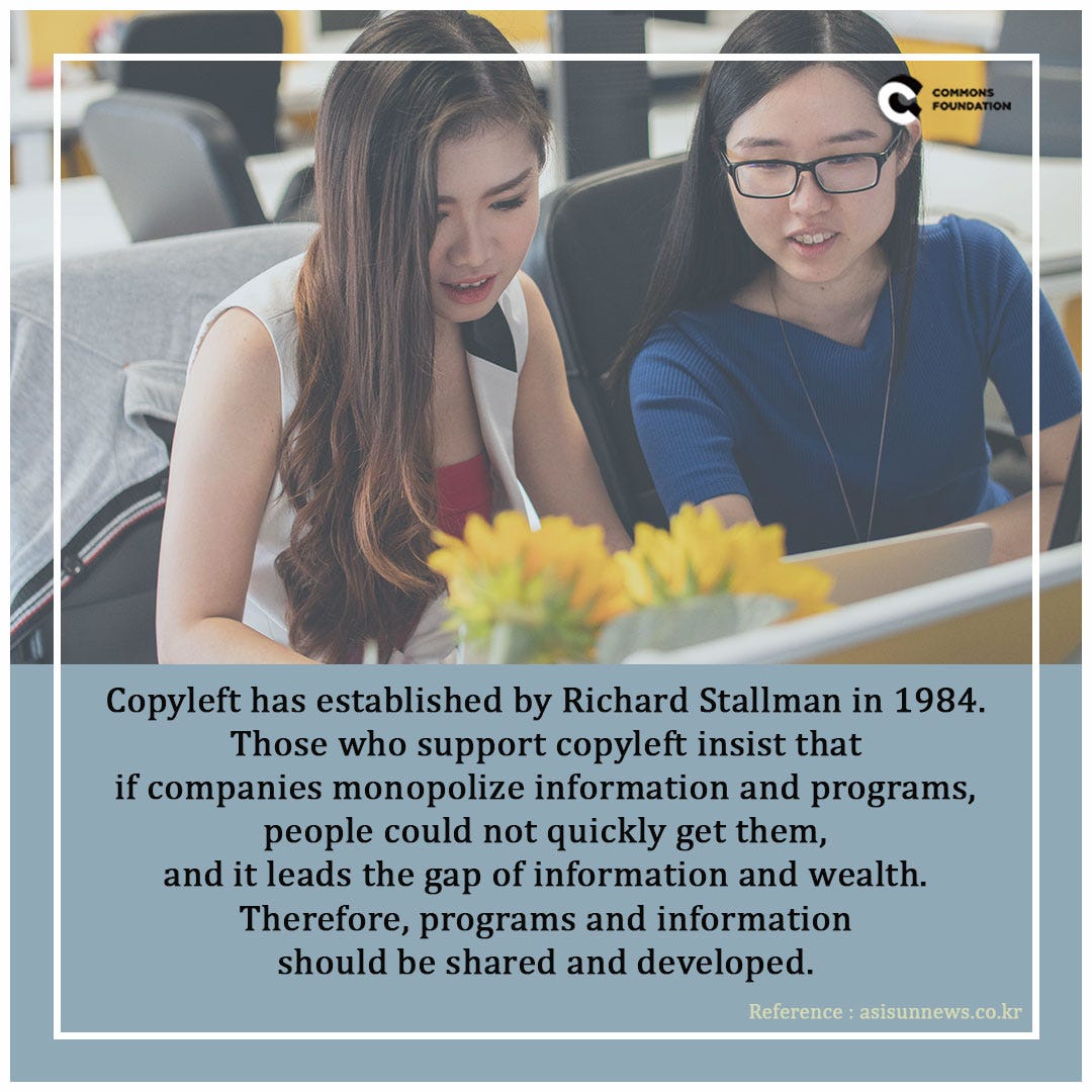 Copyleft and Copyright. Modern society has excellent value in… by