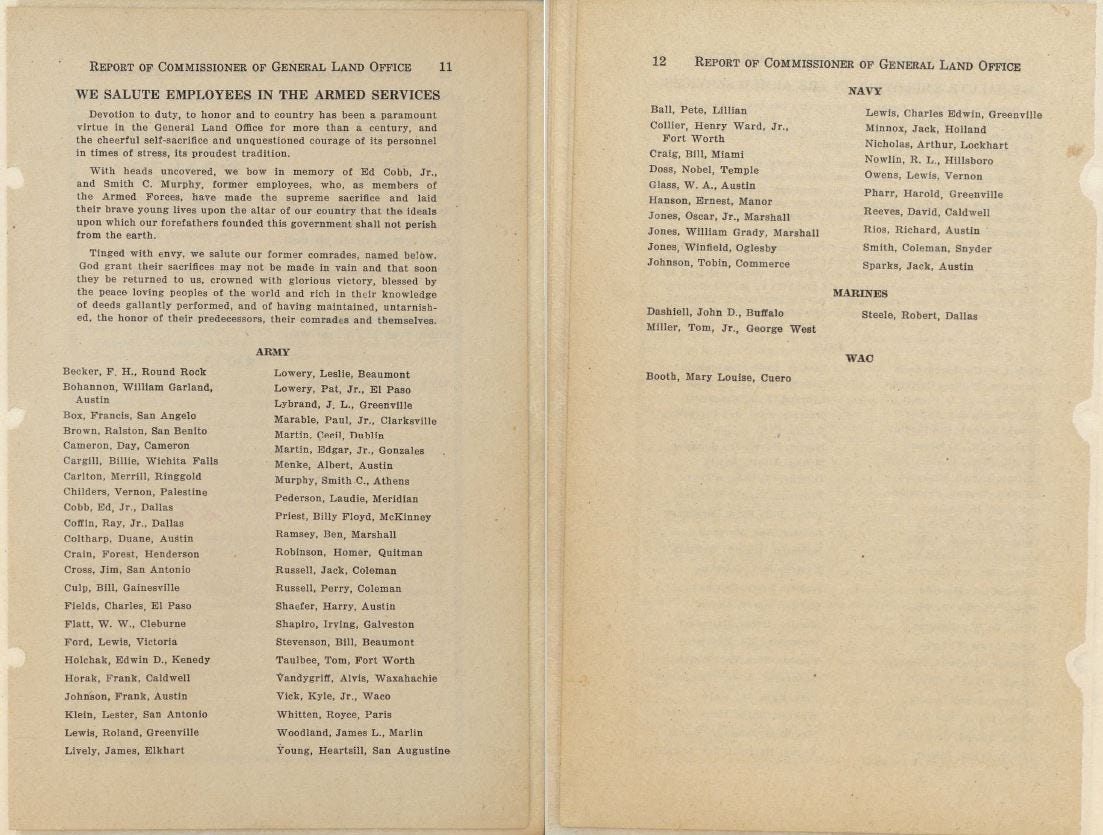 The Texas Veterans Land Board — Veterans and the GLO in the 20th