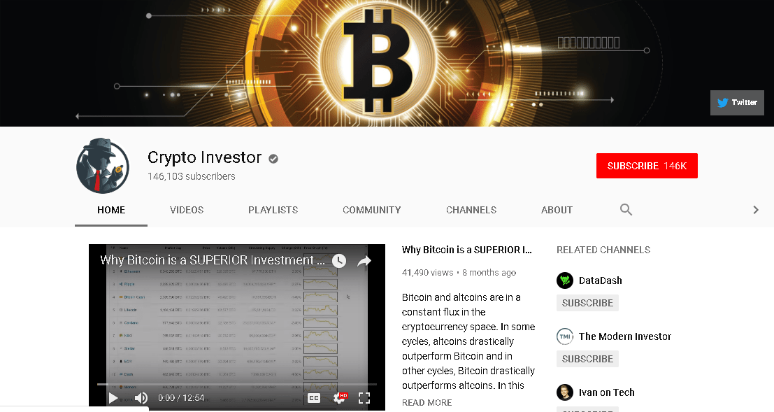 The 5 Best YouTube Channels about CryptoTrading and Investing in