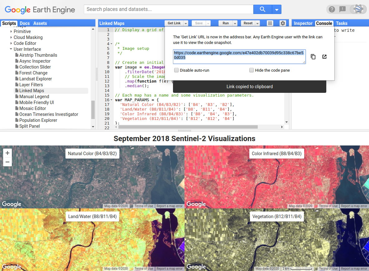 New Earth Engine features to speed app workflows Google Earth and