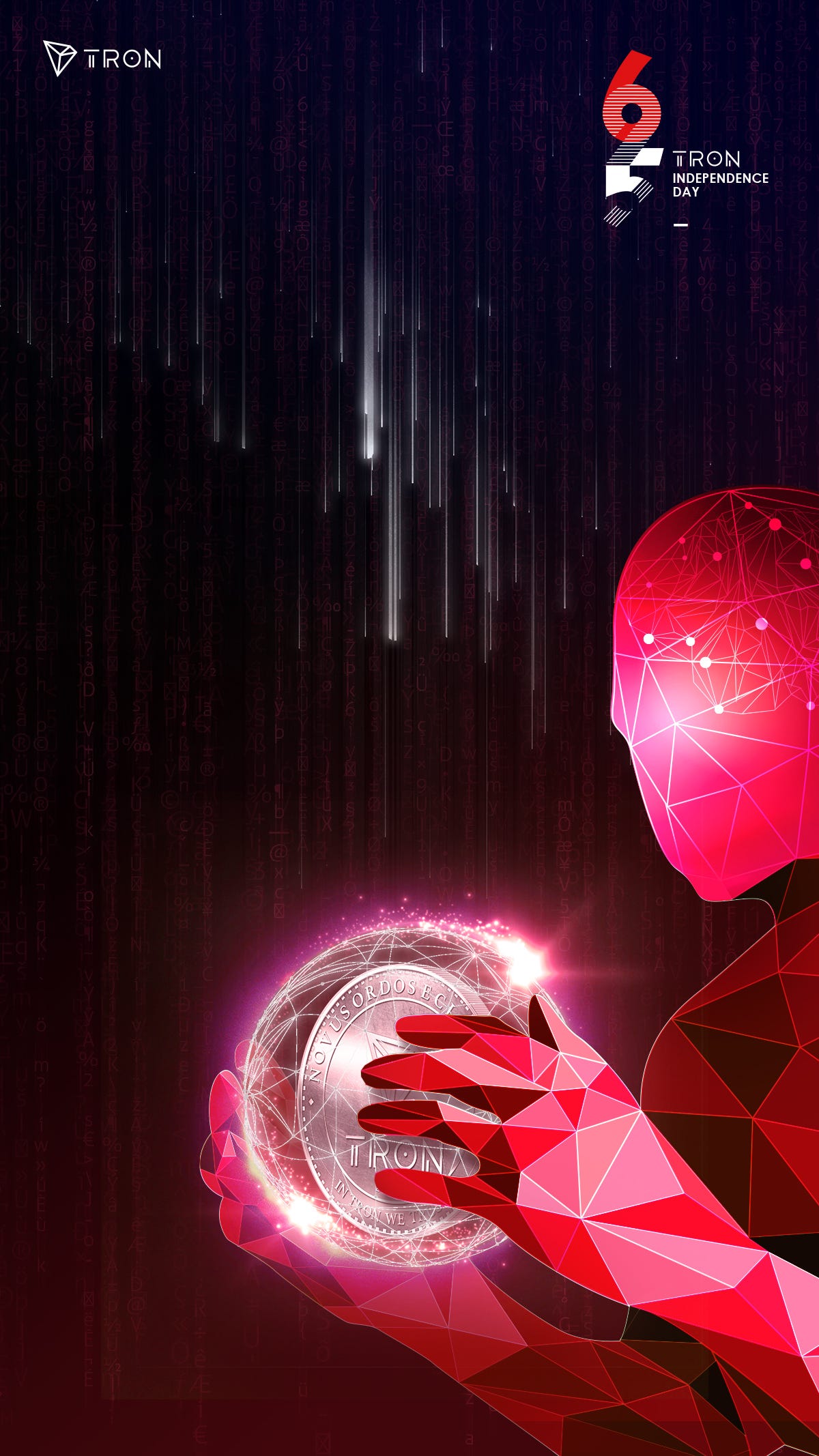 Tron Cryptocurrency Wallpaper Tron Coin Images Stock