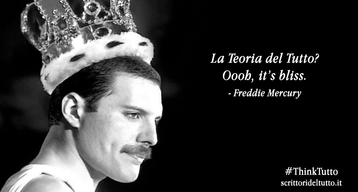 ThinkTutto — Freddie Mercury La Teoria del Tutto Medium