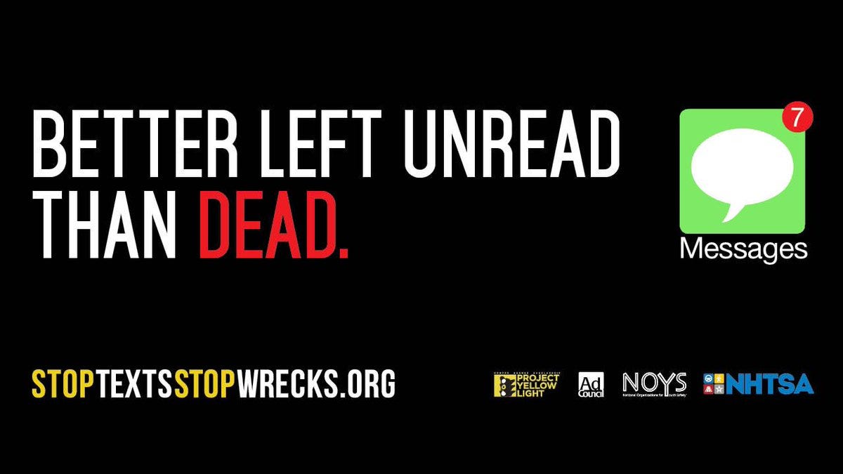 Text and Drive, You Die. Drink and Drive, You… Lose Your License? by