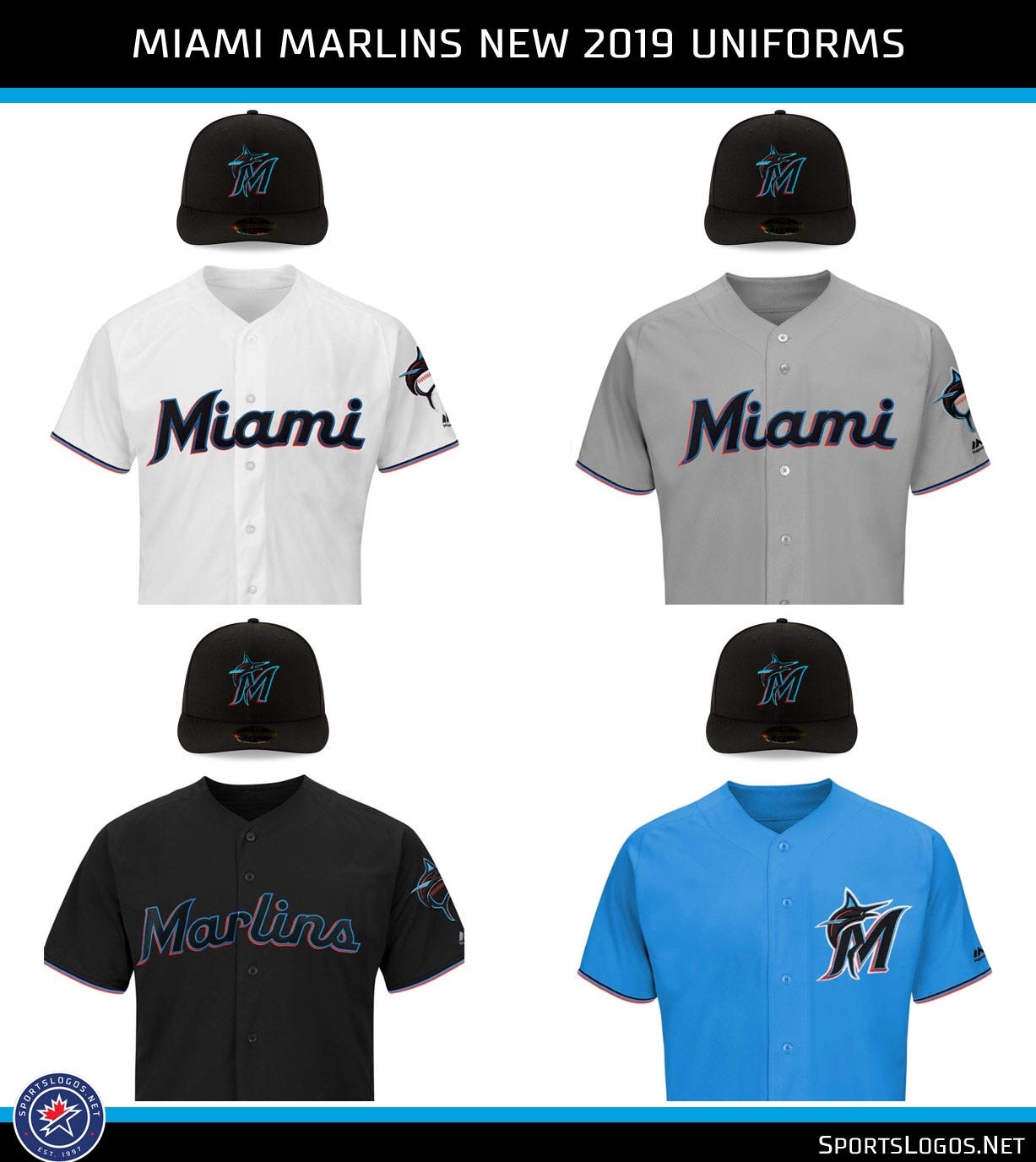 Miami Marlins New Uniforms 2023 Miami Marlins Jersey 2019 Online, 54% Off | Tercesa.com