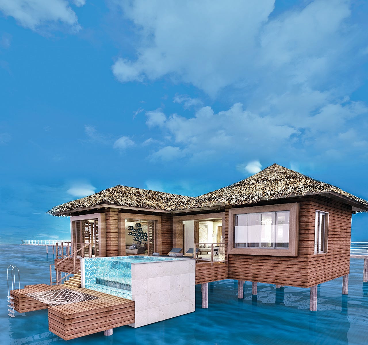 Inside Antigua’s First Overwater Bungalows by Tony