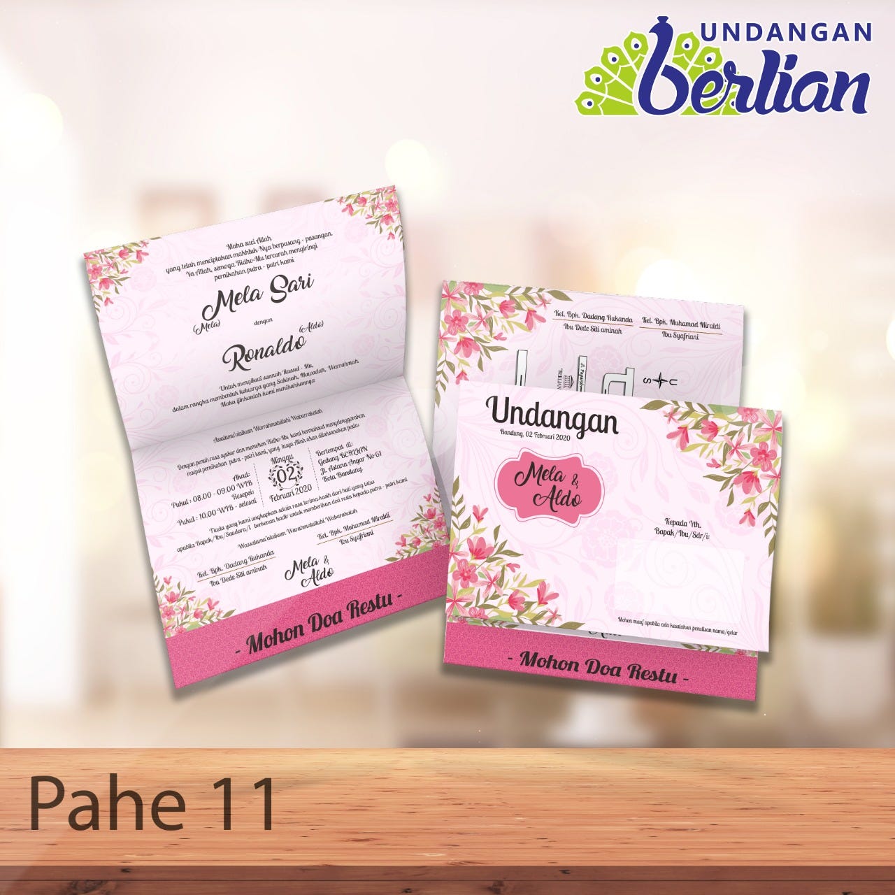 Kartu Undangan Bandung Berlian Kartu Undangan