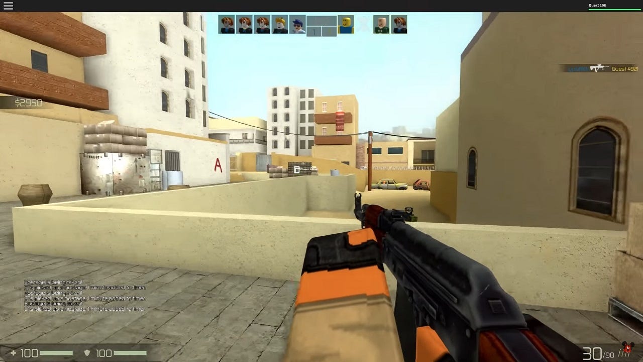 Roblox Responds To The Hack That Allowed A Child S Avatar To Be Raped In Its Game Techcrunch how to equip weapons in counter blox roblox