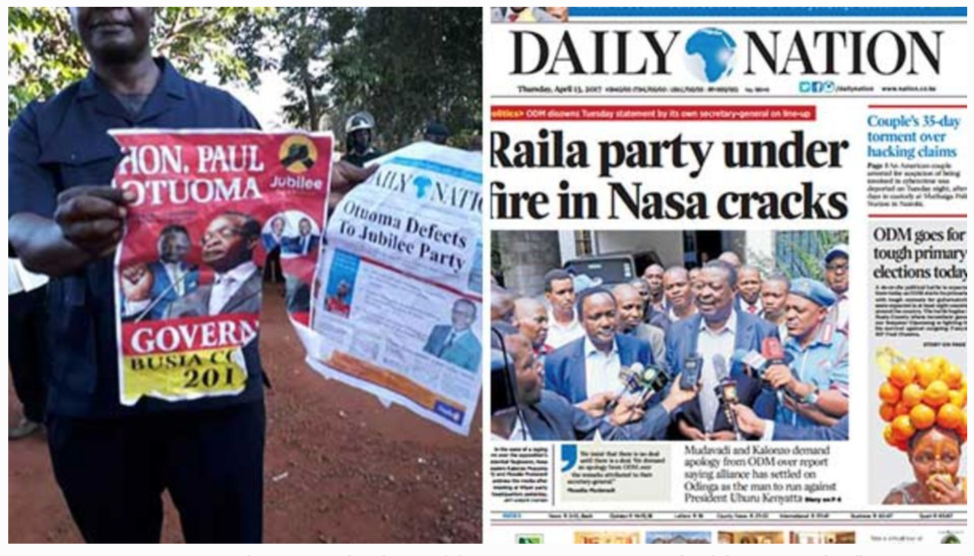 How to recognize a fake newspaper front page on social media by