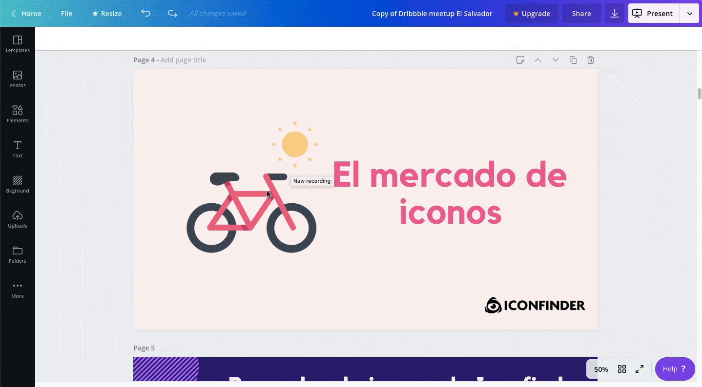 How to use icons in your Canva presentation The