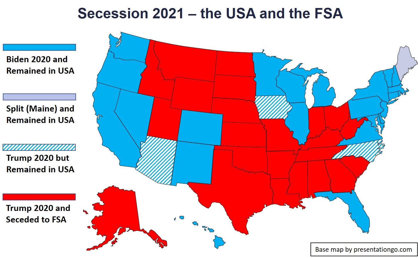 Out of Many, Two Secession 2021. Mike Forster by Mike Forster Medium