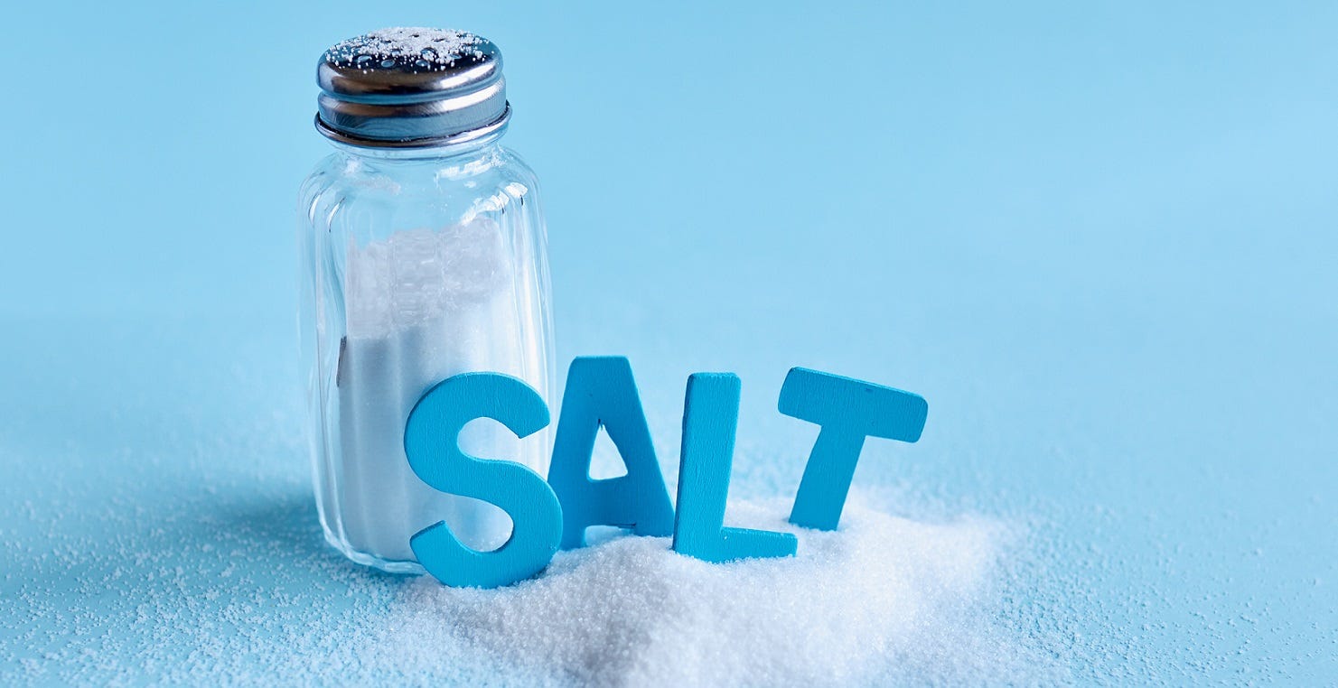 Why do we love salt so much?. It’s important that we try to control