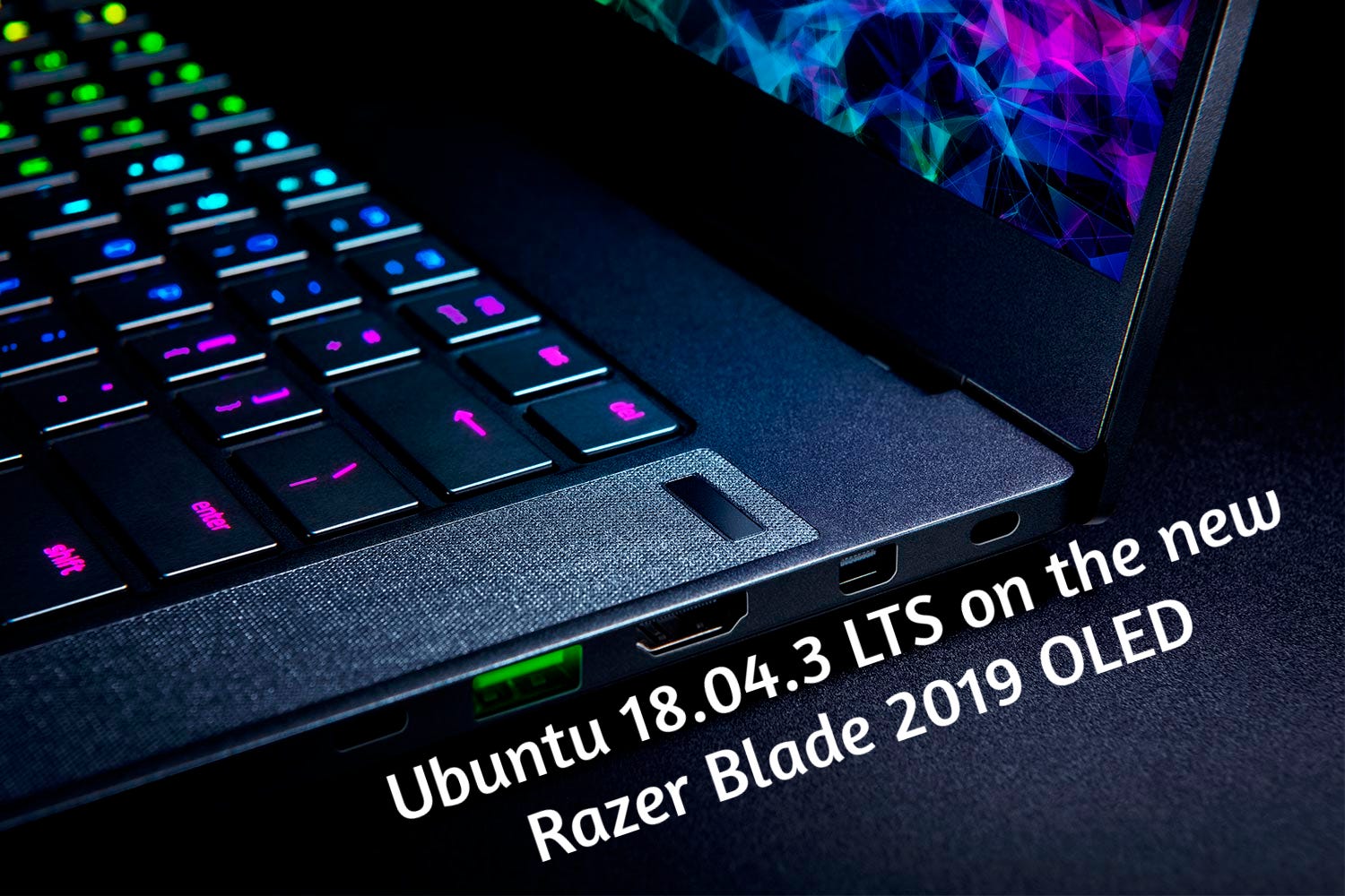 Setting up Razer Blade 15 inch 2019 OLED version with