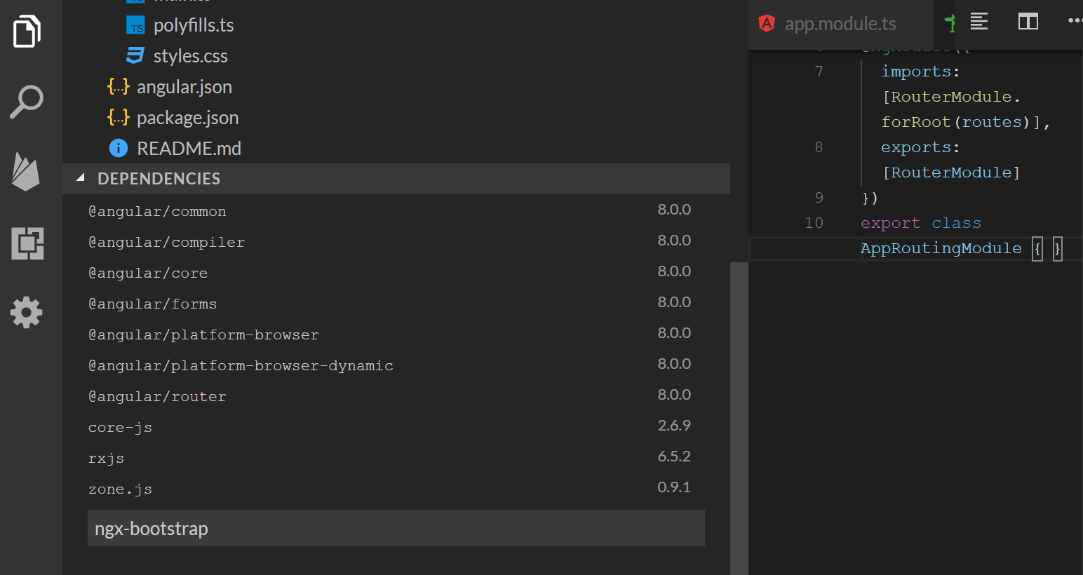Using ngxbootstrap on Stackblitz with Angular 8 Ajdin Imsirovic Medium
